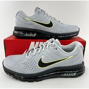 Nike Air Max 2017 Wolf Gray Men's Size 9.5 Sneakers Green 849559-012 No Shoe Box